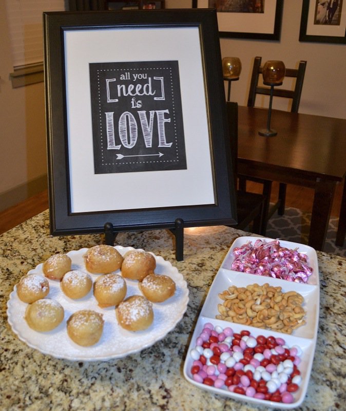 Strawberry Fritters for Valentine's Day