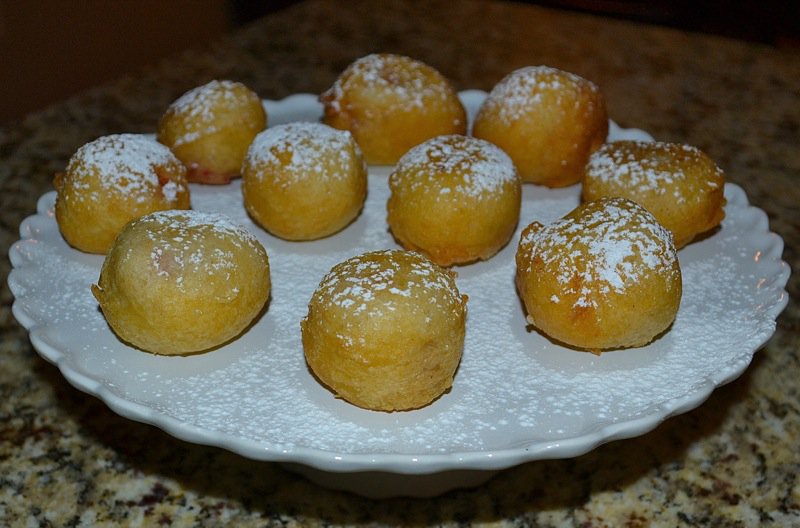 Strawberry Fritters for Valentine's Day