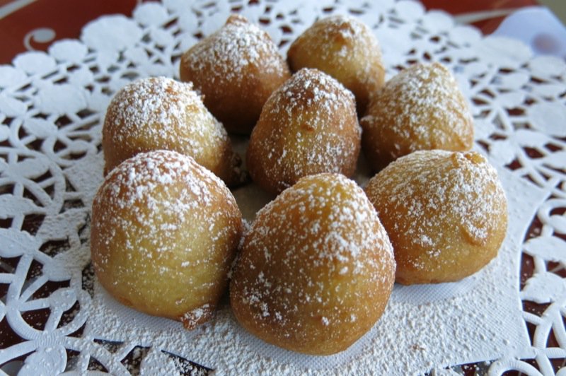 Strawberry Fritters for Valentine's Day