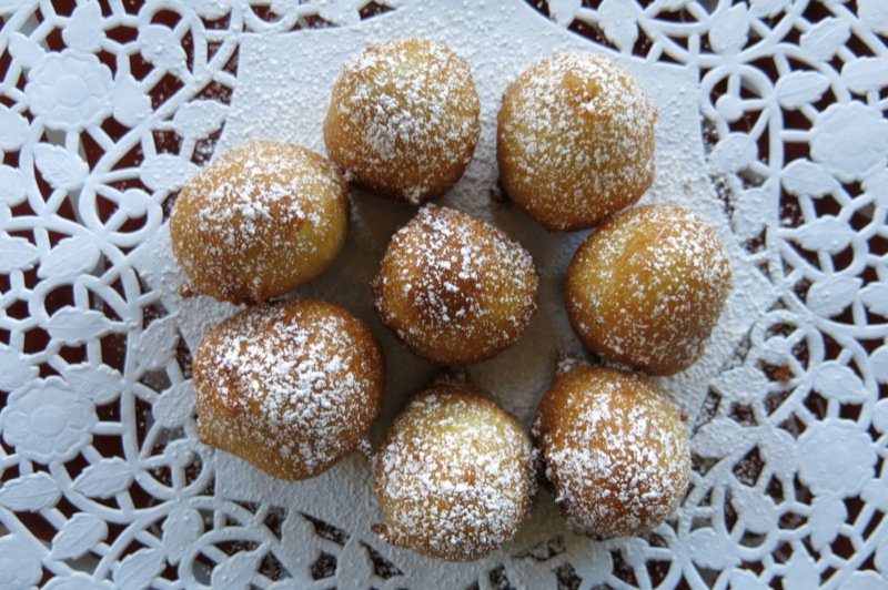 Strawberry Fritters for Valentine's Day