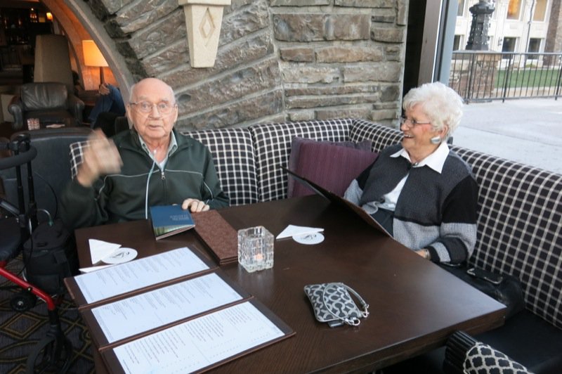 7 Mom and Dad at Banff Spring