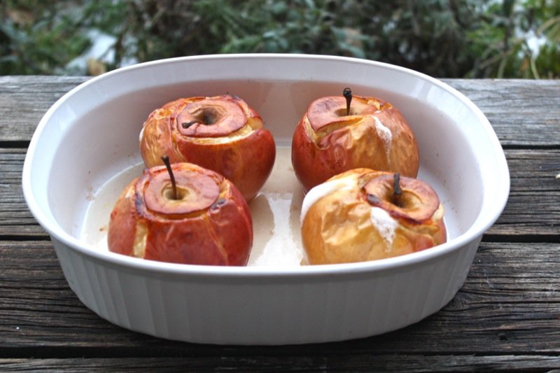 7 baked apples stuffed with cheese