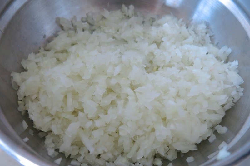 7 minced onion