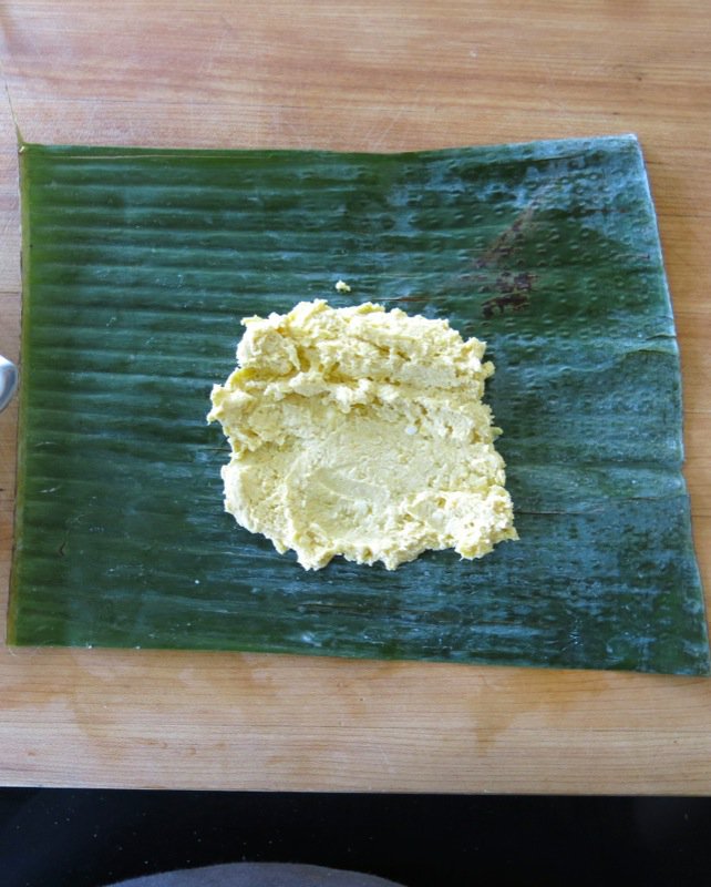 Corn Tamales: Corn Husks and Banana Leaves