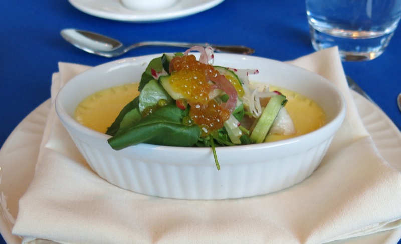 10 Lunch with Chef Lynn Crawford shallot creme brulee with smoked trout NAIT