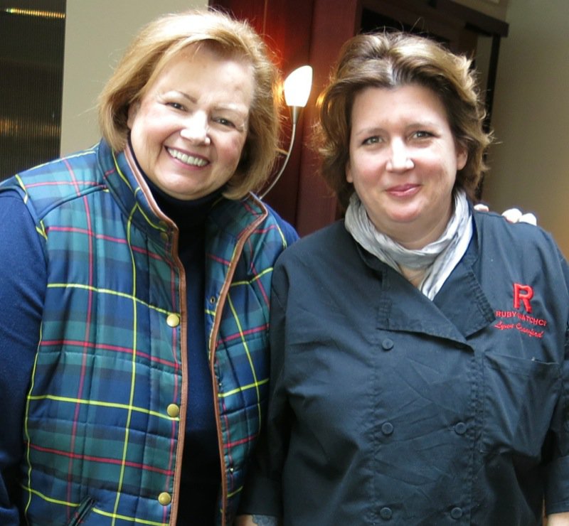 24 Valerie Lugonja with Chef Lynn Crawford