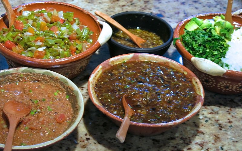 3 Five  Mexican Salsas