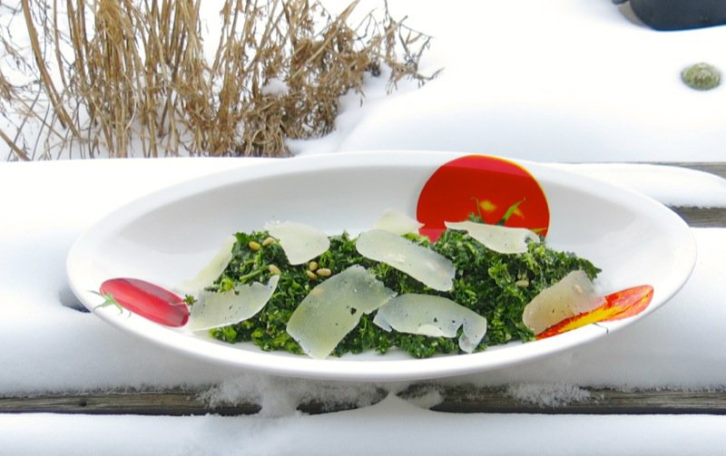 3 Kale and Pinetip Salad