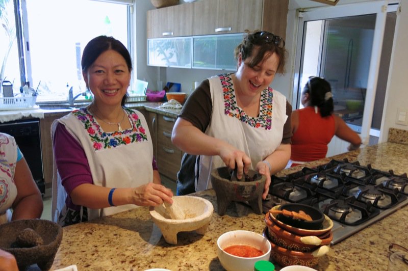 36 Making Salsas Jenny and Jen