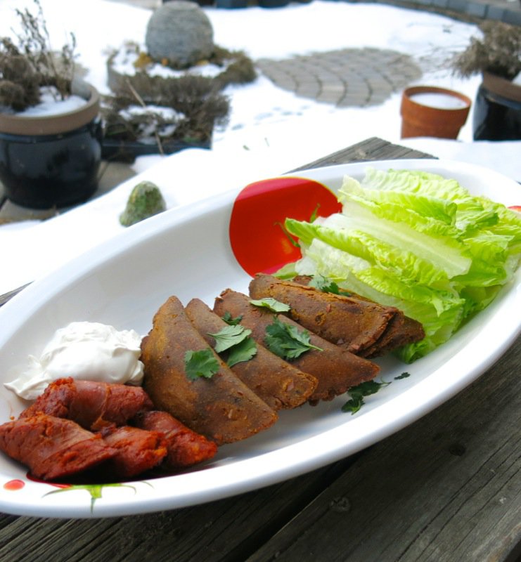 Enchiladas Potosi Style or Enchiladas Potosinas