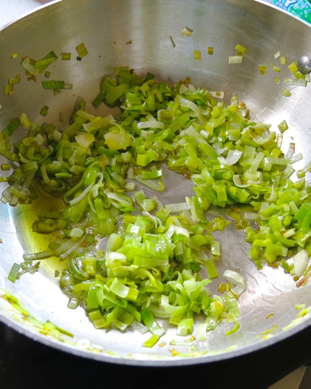 8 Sauteed Leeks