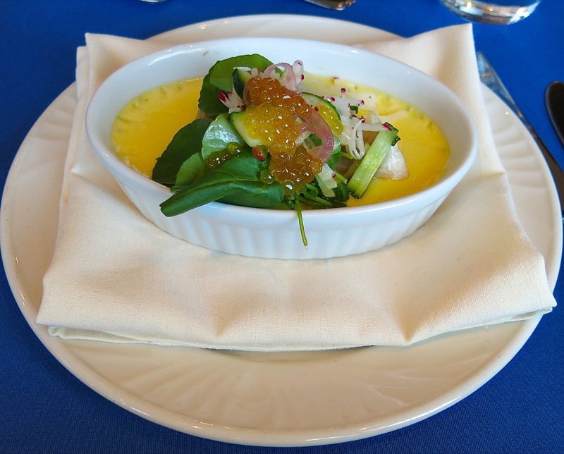 9 Lunch with Chef Lynn Crawford shallot creme brulee with smoked trout