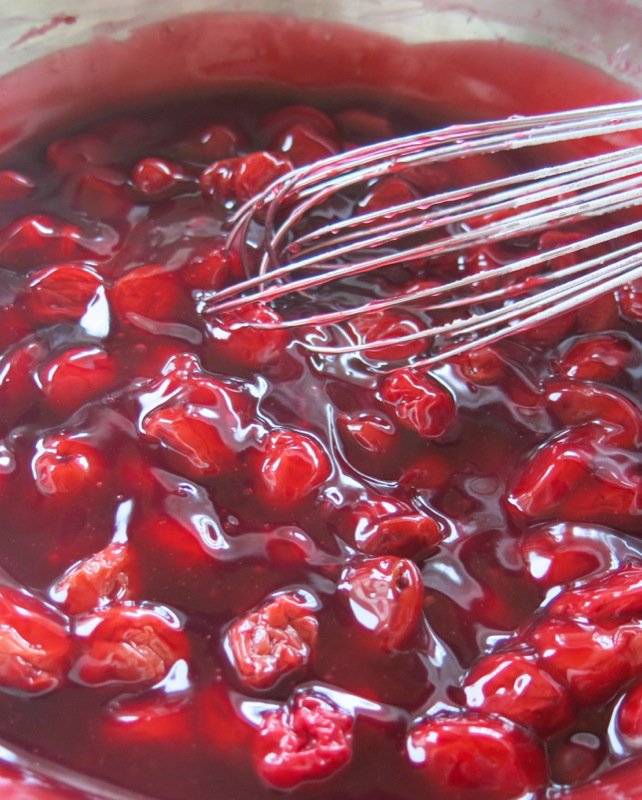 Homemade Evans Sour Cherry Pie Filling