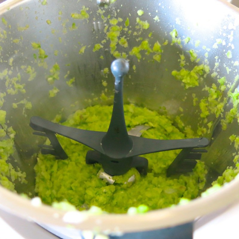 12 Cooked Asparagus and Aromatics Thermomix Spring Risotto
