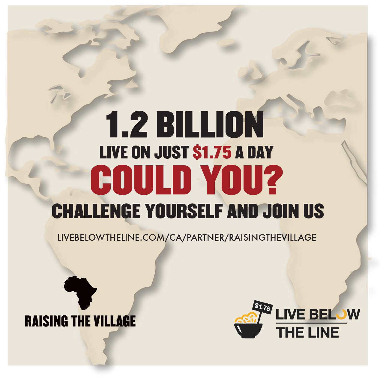 The Global Poverty Project: Live Below the Line Challenge