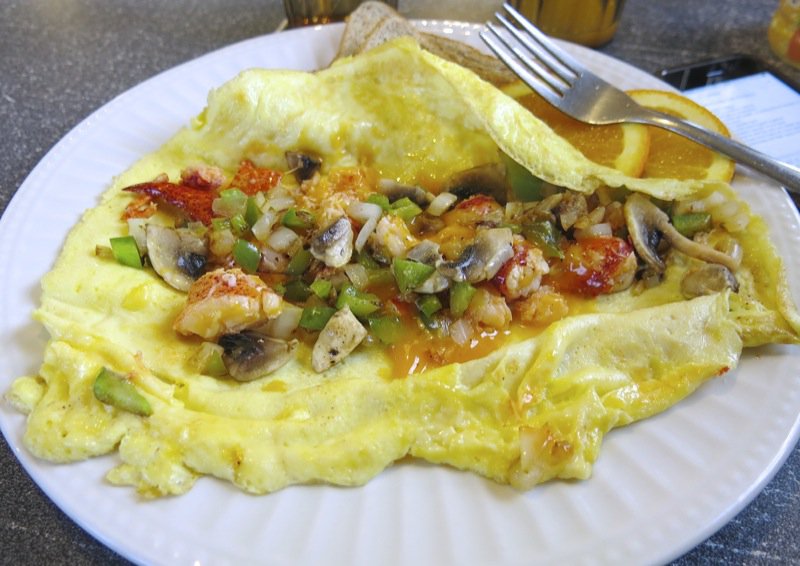 An Acadian Breakfast at Dennis Point Café, Pubnico