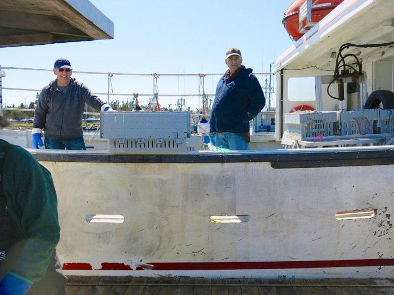 The Lobster Cars at Dennis Point Wharf in Pubnico