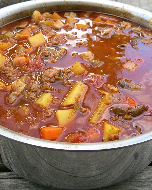 18 Hamburger Harvest Soup