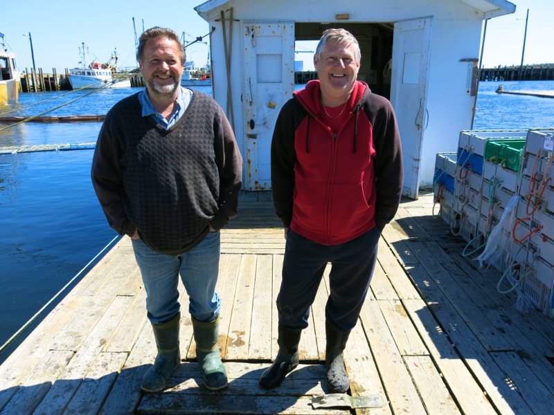 The Lobster Cars at Dennis Point Wharf in Pubnico