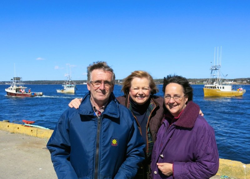 The Lobster Cars at Dennis Point Wharf in Pubnico