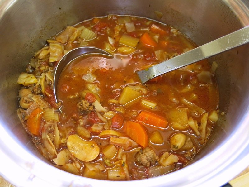 Harvest Hamburger Soup Bernice 1