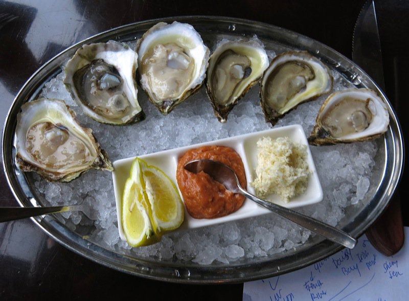 1 Malpeque Oysters at Sims Oyster Bar