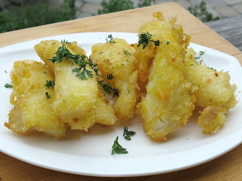 Homemade tempura batter fish and chips recipe