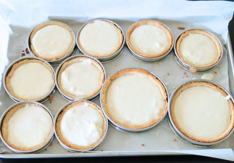 25 Crème pâtissière in Tart Shells