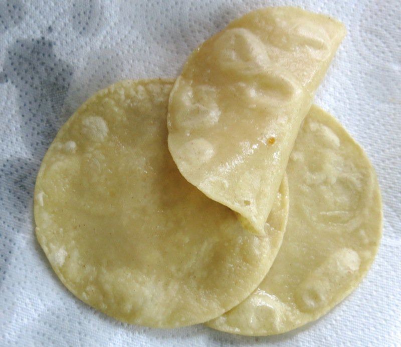 8 Fried Corn Tortilla Shells