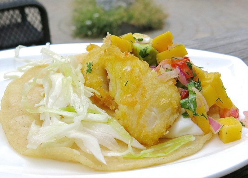 Tempura Fish Tacos: Battered Ling Cod