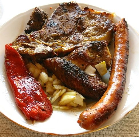 1 Traditional Serbian Grilled Meat Platter