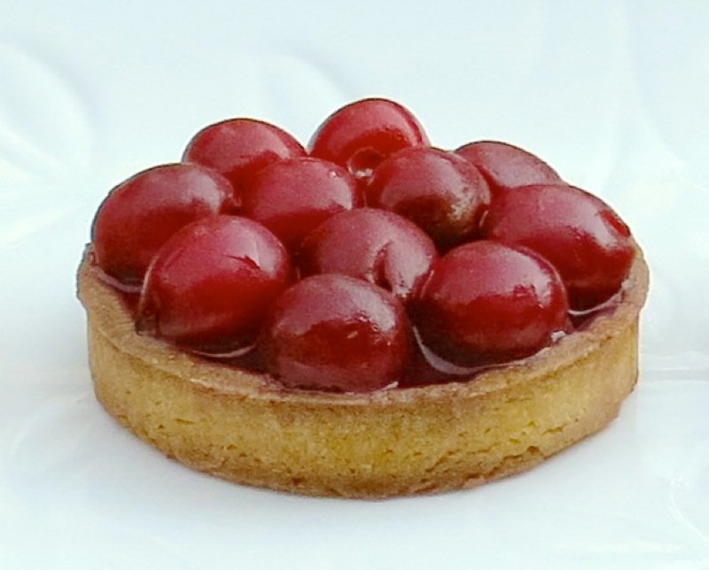 Sour Cherry Tarts with Marzipan