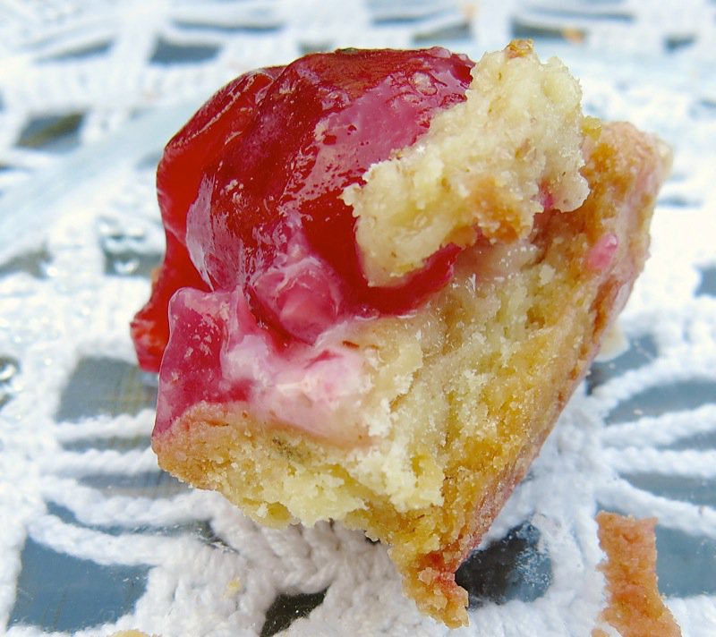 Sour Cherry Tarts with Marzipan