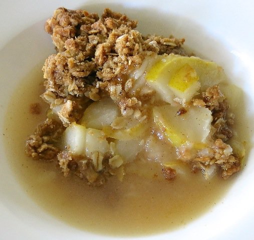 12 BC Bartlett Pear Crisp