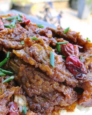18 Sour Cherry Ginger Beef