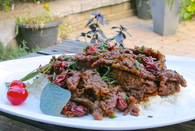 1b Sour Cherry Ginger Beef