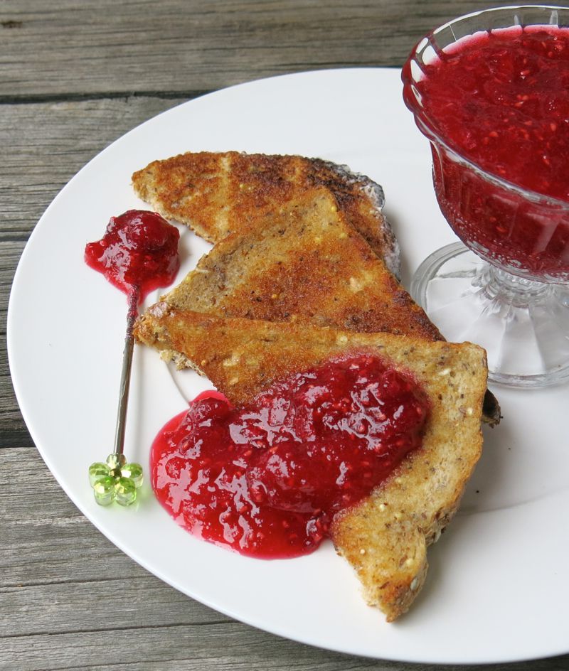 3 Raspberry Freezer Jam