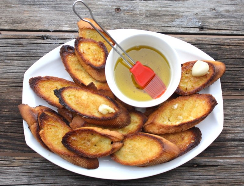 6 Basic Garlic Bruschetta