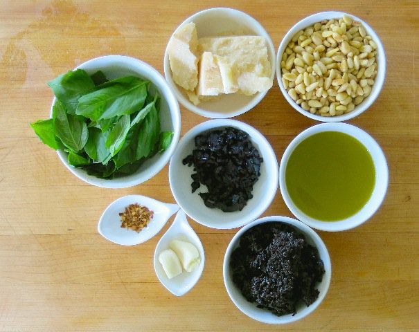 6 Sour Cherry Pesto Mis en Place