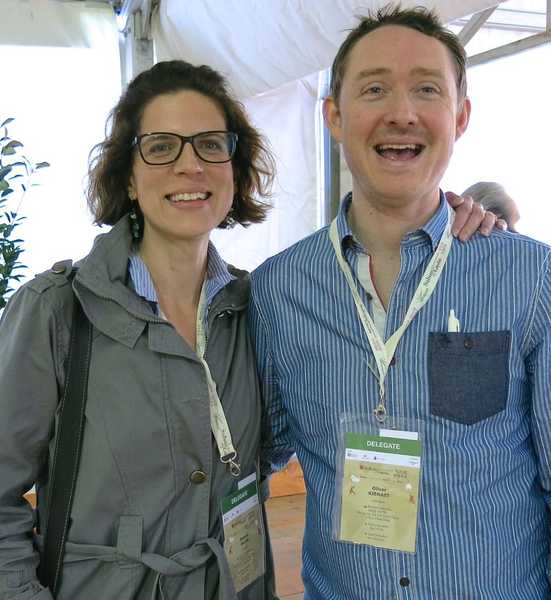 25 Brooke Fader and Chef Oliver Kienast Salone del Gusto 2014