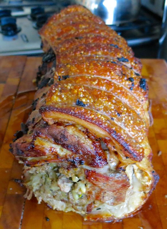 2 Porkbelly Porkloin Pork Stuffing Porchetta