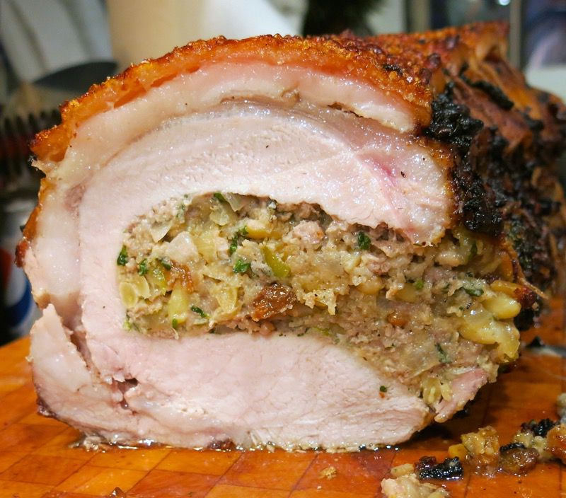 23b Porkbelly Porkloin Pork Stuffing Porchetta