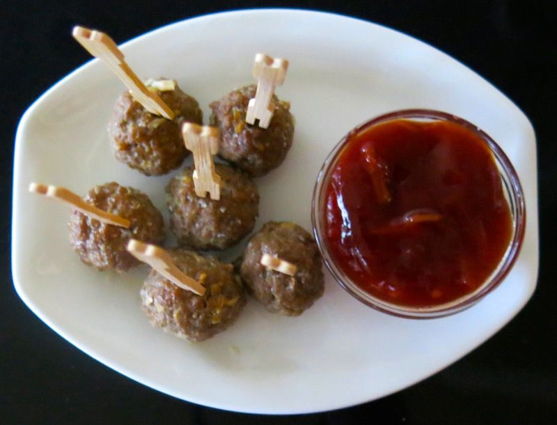 1 Asian Garlic Meatballs