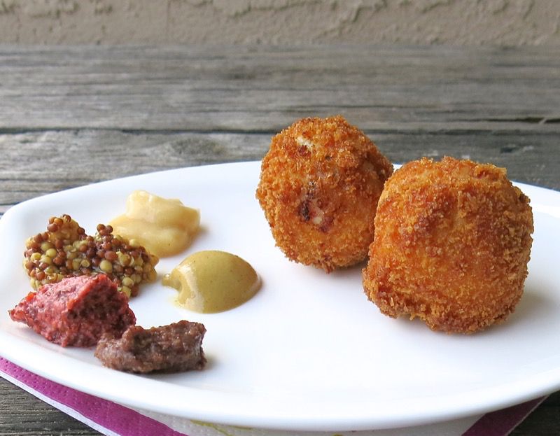 2 Ham and Sauerkraut Balls