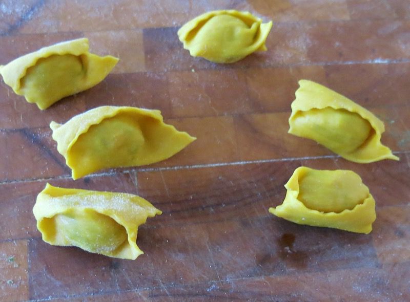 35 Agnolotti del Plin with meat filling