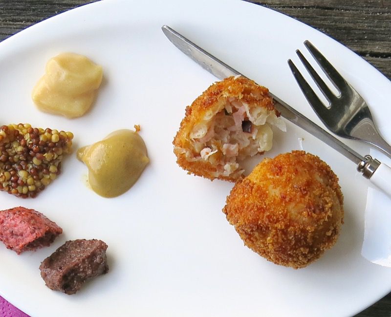24 Ham and Sauerkraut Balls
