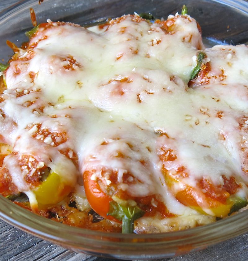 3 Miniature Stuffed Peppers