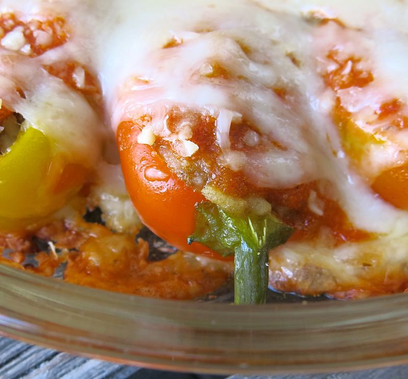 4 Miniature Stuffed Peppers