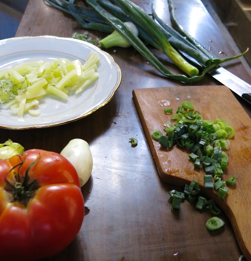 23 Salad Mis en Place for Special Dinner