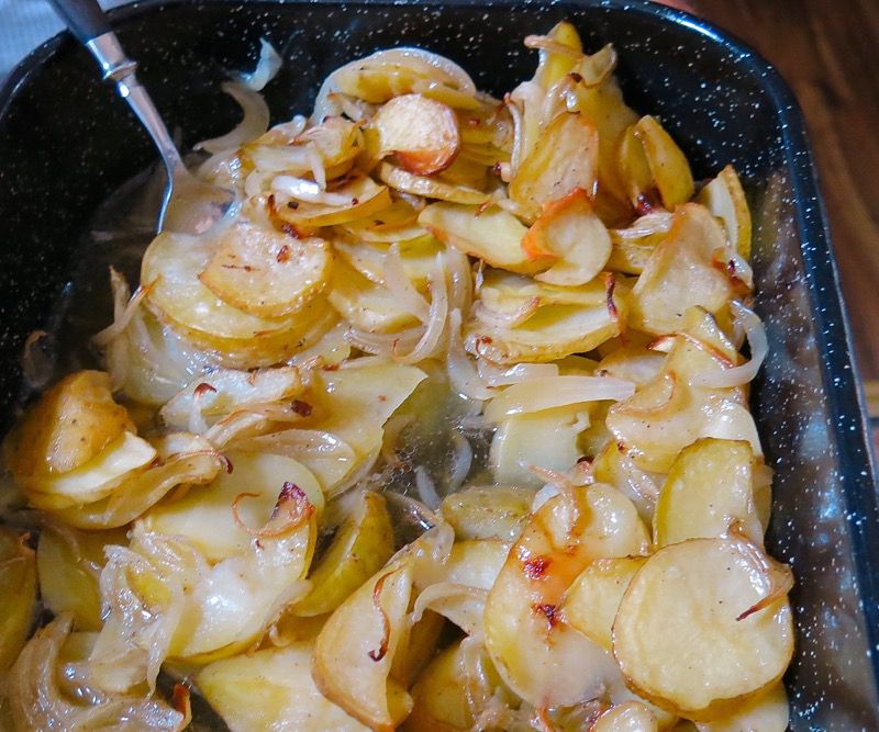 3 Oven Potatoes in Roast Pig Fat